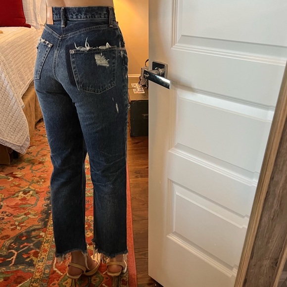 MOUSSY Vintage Kick Flare Crop - Picture 3 of 9